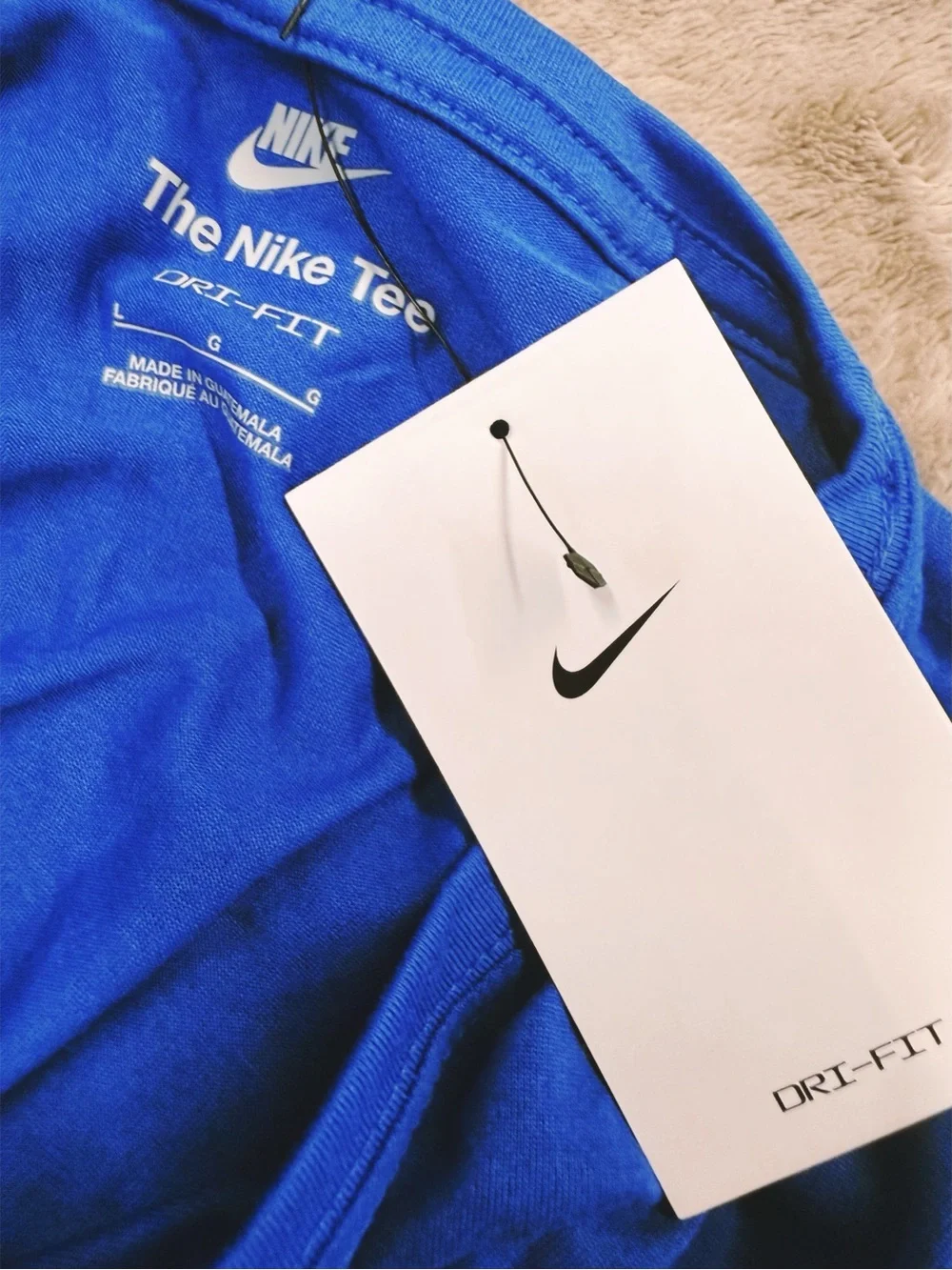 NWT Nike Dri-FIT Long Sleeve Training Top in Blue, Size Large